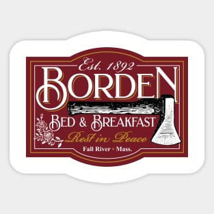 Jim8ball - Borden Bed & Breakfast Sticker